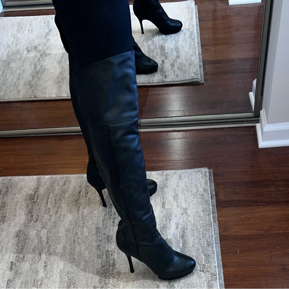 Over the knee BCBG leather boots